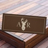 image:imageLillian Vernon Personalized Deer DoubleWidth Floormat  Large 23 x 57 NonSkid Rubber Back Polyester All Weather Doormat Custom Hunting Welcome MatDeer