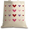 image:imageLillian Vernon Personalized Easter amp Valentine Kids Canvas Totes  15 inch x 16 inch 100 Cotton Fabric Holiday bagHearts