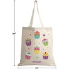 image:imageLillian Vernon Personalized Girls Canvas ToteCupcakes