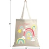 image:imageLillian Vernon Personalized Girls Canvas ToteRainbow
