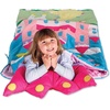 image:imageLillian Vernon Personalized Indoor Sleeping Bag  Kids Sleepover amp Napper Sleep Sack  Plush Cute amp Cozy Cotton Poly Blend  Girls Boys amp Toddler 30 x 60 SizeCastlePillow