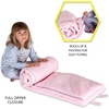 image:imageLillian Vernon Personalized Indoor Sleeping Bag  Kids Sleepover amp Napper Sleep Sack  Plush Cute amp Cozy Cotton Poly Blend  Girls Boys amp Toddler 30 x 60 SizeBallerina