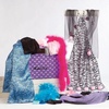 image:imageLillian Vernon Personalized Kids Dress Up Trunk  812 x 1012 x 16 W cardboard trunk includes 17 piece set