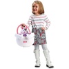 image:imageLillian Vernon Personalized Plush Flower Easter Bunny Tote  Reusable Stuffed Animal Baskets With Custom Name 14 TallPink