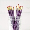 image:imageLillian Vernon Personalized Purple Pencils  12 Hardwood 2 Pencil Set With Laser Engraved Name Customizable School Supplies for Kids Teachers Students amp Personal Use 6 x 03Purple