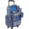 image:imageLillian Vernon Personalized Rolling Luggage for Kids  Shark 5Pocket Rolling Luggage Customizable Travel Carrier on WheelsBlue Camo