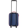 image:imageLillian Vernon Personalized Rolling Luggage for Kids  Shark 5Pocket Rolling Luggage Customizable Travel Carrier on WheelsBlue and Red