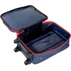image:imageLillian Vernon Personalized Rolling Luggage for Kids  Shark 5Pocket Rolling Luggage Customizable Travel Carrier on WheelsBlue and Red