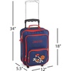 image:imageLillian Vernon Personalized Rolling Luggage for Kids  Shark 5Pocket Rolling Luggage Customizable Travel Carrier on WheelsBlue and Red