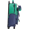 image:imageLillian Vernon Personalized Rolling Luggage for Kids  Shark 5Pocket Rolling Luggage Customizable Travel Carrier on WheelsNavy and Green