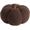 image:imageLillian Vernon Pillow Pumpkins Large Plush Autumn Halloween Thanksgiving Decorations Fleece and Cotton 3 Piece Set 8 inches by 45 inches High