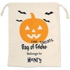 image:imageLillian Vernon Pumpkin Drawstring Personalized Treat Bag  Halloween Trick or Treat Festive JackoLantern Party Add Name