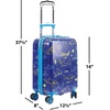 image:imageLillian Vernon Sharks Personalized Hard Shell Rolling Luggage for Kids Travel Suitcase 12 x 16Sharks