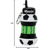 image:imageLillian Vernon Soccer Collapsible Personalized Water Bottle  Custom 3 x 412 312 Diameter Silicone Water Bottle Boys Water Bottle