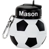 image:imageLillian Vernon Soccer Collapsible Personalized Water Bottle  Custom 3 x 412 312 Diameter Silicone Water Bottle Boys Water Bottle