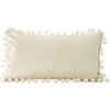 image:imageLillian Vernon Valentine Throw Pillow with PomPom Trim  18 x 10 Accent Pillow for Couch Bed Loveseat