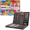 image:imageLillian Vernon Complete Art Set with 168 Pieces  Art Supplies in Plastic Carrying Case Crayon Markers Watercolors Paint Set