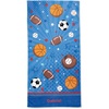image:imageLillian Vernon Dinosaurs Personalized Boys Towel  Custom Embroidered with Name or Monogram Extra Large 30 x 60 Kids Towels Quick Dry Design for The Beach Pool or Bath Plush 100 CottonBall Sports