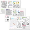 image:imageLillian Vernon Easter Paper Activity Mats Set of 12 Kids Coloring Sheets