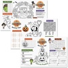 image:imageLillian Vernon Halloween Activity Placemats  11 x 17 Paper Place Mats