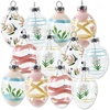 image:imageLillian Vernon Hand Painted Blown Glass Easter Ornaments  Handcrafted Hanging Tree Decorations Easter Egg Holiday amp Party Decor 2 in Assorted 12Piece SetHand Painted