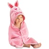 image:imageLillian Vernon Hooded Animal Personalized Towel for Babies  Yellow Puppy 100 Cotton Large 30 x 30 inch Size Machine Washable Custom EmbroideredBunny