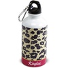 image:imageLillian Vernon Leopard Spots Personalized Kids Aluminum Water Bottle  14 Ounce Screw Top with Clip 6 H Beach Sports School Lunch Box BPA Free