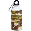 image:imageLillian Vernon Personalized Boys Green Camo Aluminum Water Bottle  14 Ounce Screw Top with Clip 6 H Beach Sports School Lunch Box BPA Free