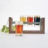 image:imageLillian Vernon Personalized Craft Beer Flight Set Tray is 12x4 x5 13 Custom Laser Engraved Housewarming Gift Fathers Day Home Bar