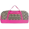 image:imageLillian Vernon Personalized Duffel Bag for Kids Roomy Pink amp Purple Butterfly Weekender With Front amp Side Compartment Customizable Girls Sports amp Travel Bags With Custom Name 11 x 12 x 23Leopard Large
