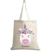 image:imageLillian Vernon Personalized Easter amp Valentine Kids Canvas Totes  15 inch x 16 inch 100 Cotton Fabric Holiday bagEaster Unicorn