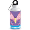 image:imageLillian Vernon Personalized Kids 3D Butterfly Aluminum Water Bottle  14 Ounce Screw Top with Clip 6 H Beach Sports School Lunch Box BPA Free