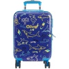 image:imageLillian Vernon Sharks Personalized Hard Shell Rolling Luggage for Kids Travel Suitcase 12 x 16Sharks
