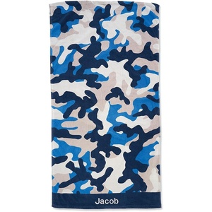 image:imageLillian Vernon Dinosaurs Personalized Boys Towel  Custom Embroidered with Name or Monogram Extra Large 30 x 60 Kids Towels Quick Dry Design for The Beach Pool or Bath Plush 100 CottonBlue