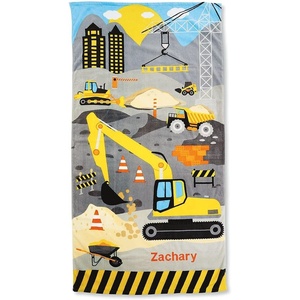 image:imageLillian Vernon Dinosaurs Personalized Boys Towel  Custom Embroidered with Name or Monogram Extra Large 30 x 60 Kids Towels Quick Dry Design for The Beach Pool or Bath Plush 100 CottonConstruction