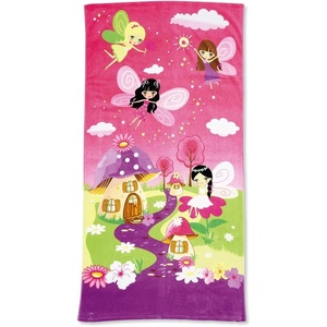 image:imageLillian Vernon Fairy Personalized Girls Towel  Custom Embroidered with Name or Monogram Extra Large 30 x 60 Kids Towels Quick Dry Design for the Beach Pool or Bath Plush 100 CottonFairy