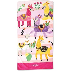 image:imageLillian Vernon Fairy Personalized Girls Towel  Custom Embroidered with Name or Monogram Extra Large 30 x 60 Kids Towels Quick Dry Design for the Beach Pool or Bath Plush 100 CottonLlama