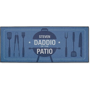 image:imageLillian Vernon Grillmaster Personalized Grill Mat  Protect Flooring with a Custom Doormat for Grills Porch Patio Smoker amp Outdoor Cooking Non Slip Poly Pad 23 x 57Daddio