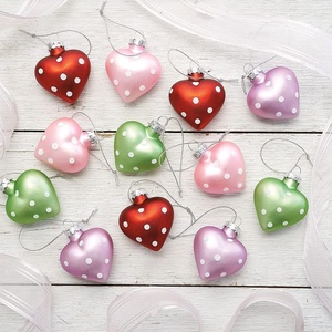 image:imageLillian Vernon Hand Painted Blown Glass Easter Ornaments  Handcrafted Hanging Tree Decorations Easter Egg Holiday amp Party Decor 2 in Assorted 12Piece SetDot Heart
