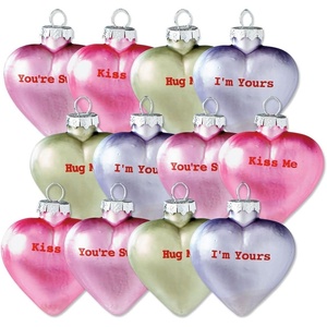 image:imageLillian Vernon Hand Painted Blown Glass Easter Ornaments  Handcrafted Hanging Tree Decorations Easter Egg Holiday amp Party Decor 2 in Assorted 12Piece SetConversation Hearts