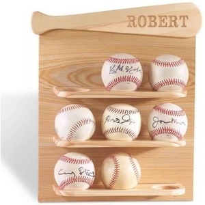 image:imageLillian Vernon Kids Personalized Baseball Display Shelf  Boys Hanging Display Game Balls
