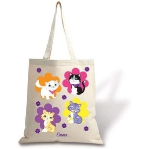 image:imageLillian Vernon Personalized Girls Canvas ToteCuties