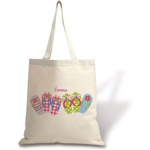 image:imageLillian Vernon Personalized Girls Canvas ToteFlip Flop
