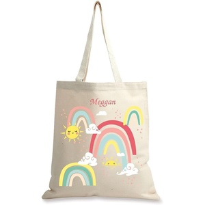 image:imageLillian Vernon Personalized Girls Canvas ToteRainbow