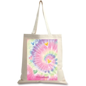image:imageLillian Vernon Personalized Girls Canvas ToteTiedye