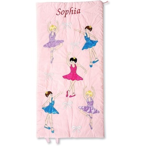 image:imageLillian Vernon Personalized Indoor Sleeping Bag  Kids Sleepover amp Napper Sleep Sack  Plush Cute amp Cozy Cotton Poly Blend  Girls Boys amp Toddler 30 x 60 SizeBallerina