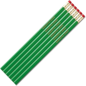 image:imageLillian Vernon Personalized Purple Pencils  12 Hardwood 2 Pencil Set With Laser Engraved Name Customizable School Supplies for Kids Teachers Students amp Personal Use 6 x 03Green