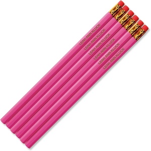 image:imageLillian Vernon Personalized Purple Pencils  12 Hardwood 2 Pencil Set With Laser Engraved Name Customizable School Supplies for Kids Teachers Students amp Personal Use 6 x 03Pink