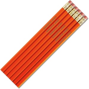 image:imageLillian Vernon Personalized Purple Pencils  12 Hardwood 2 Pencil Set With Laser Engraved Name Customizable School Supplies for Kids Teachers Students amp Personal Use 6 x 03Orange