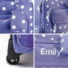 image:imageLillian Vernon Personalized Kids Suitcases for GirlsPurple Dots